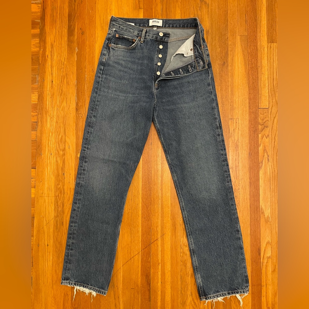 Agolde 90s pinch leg straight high rise jeans